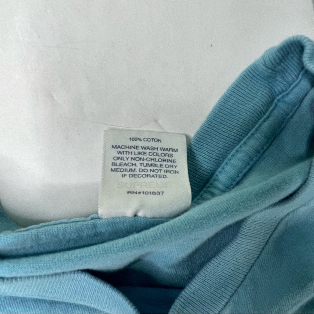 Supreme Garden Shears Blue Graphic Tee Shirt Mens Large Size - Picture 5 of 5